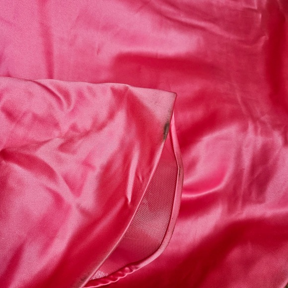 Sherri Hill 2 Pink Halter Neck Crop Top 2Piece Formal Skirt Set Beaded Pockets - Picture 10 of 16